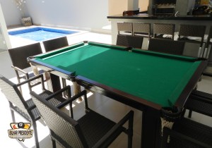 Snooker com Tampo para Mesa de Jantar